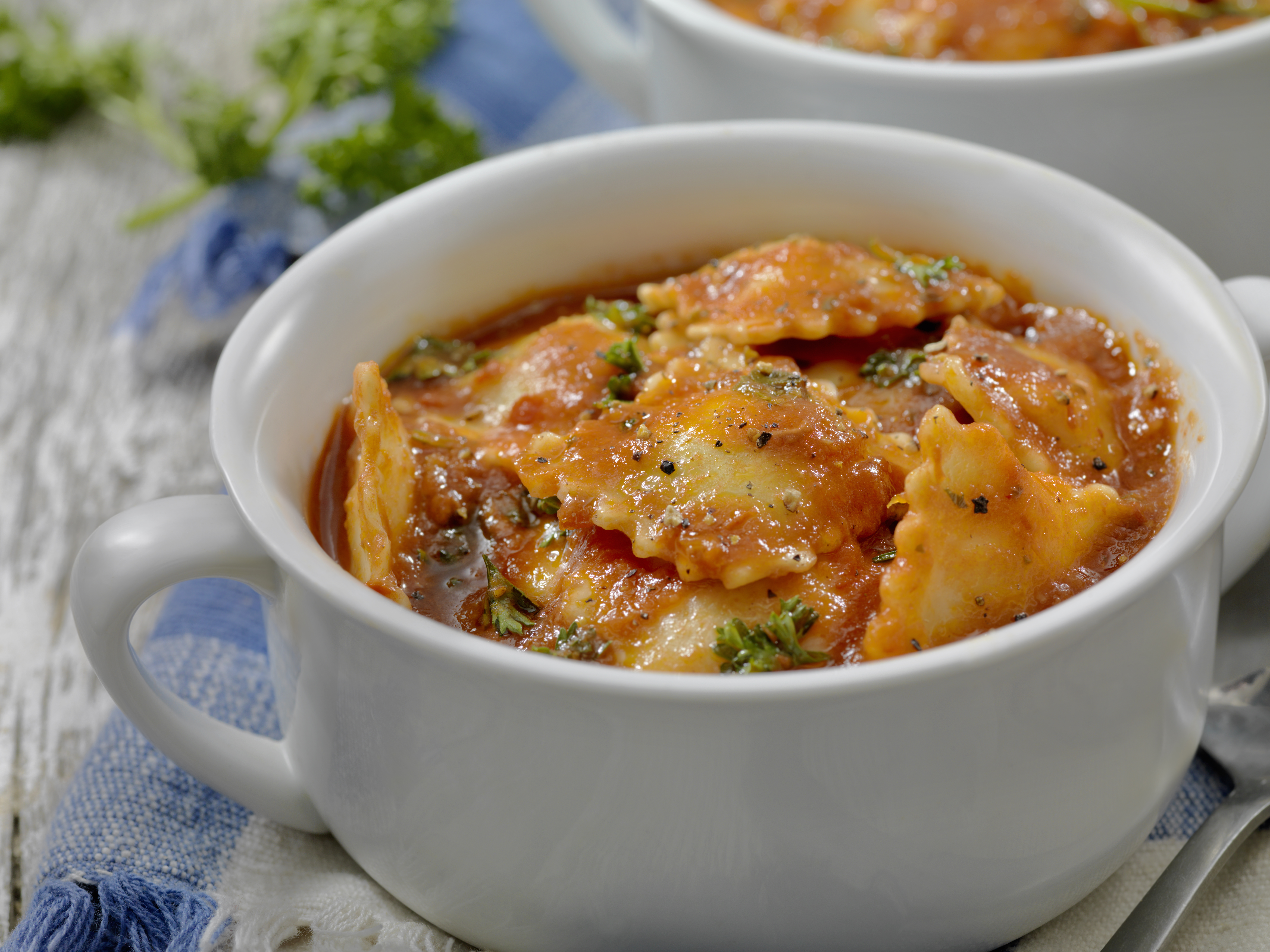 Sopa de raviolis