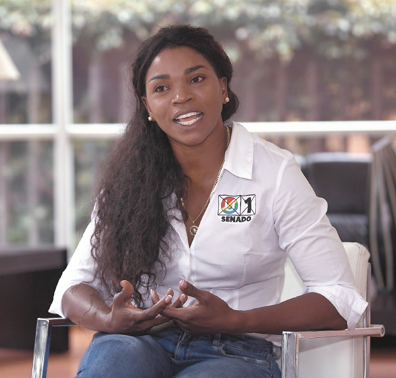 “No estoy respaldando a nadie, solo pido un voto por mí”: Caterine Ibargüen