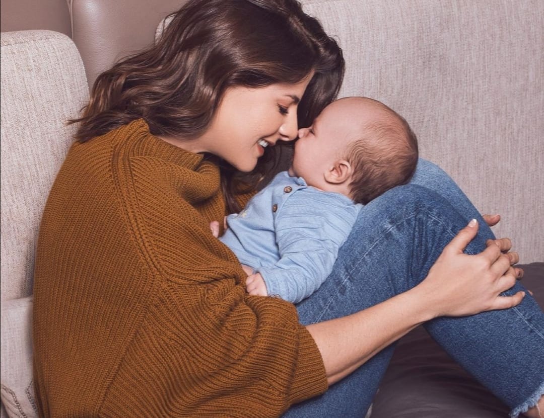 Carolina Cruz es madre de Matías y Salvador.