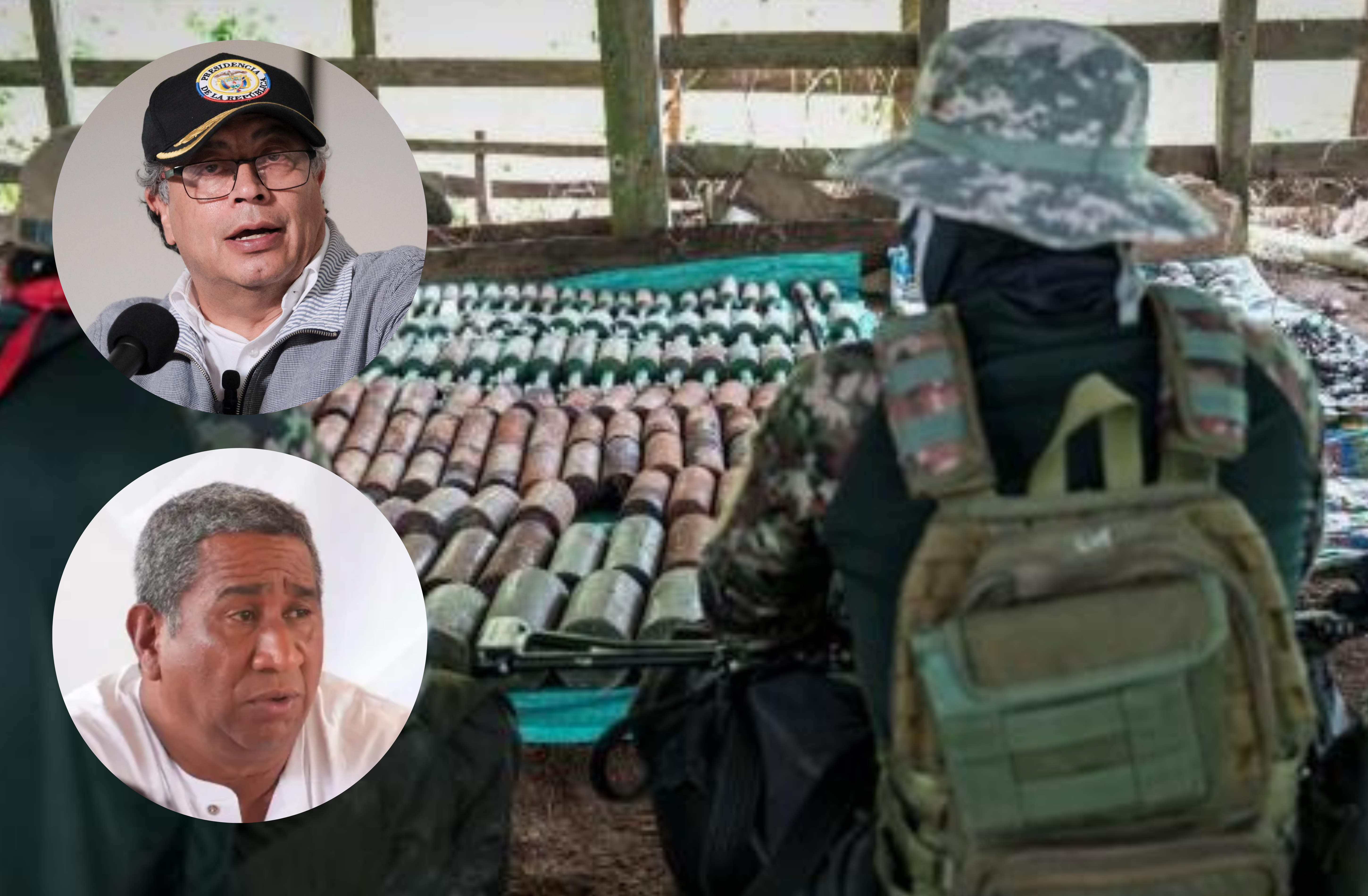 Comuneros de Sur, el primer grupo que entrega material de guerra en paz total de Petro