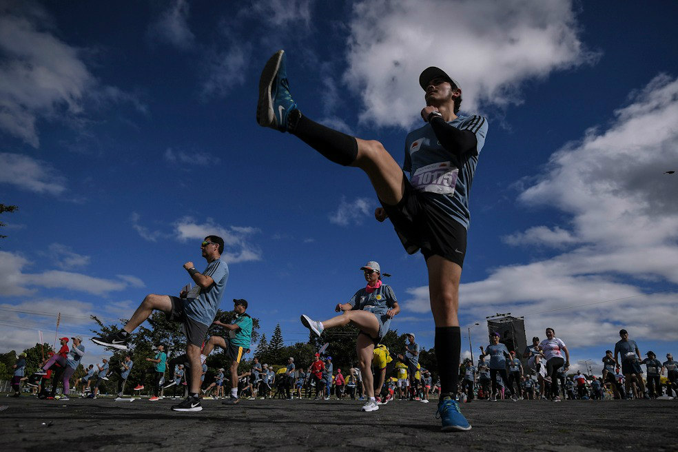 Las mejores imágenes que dejó la Media Maratón de Bogotá