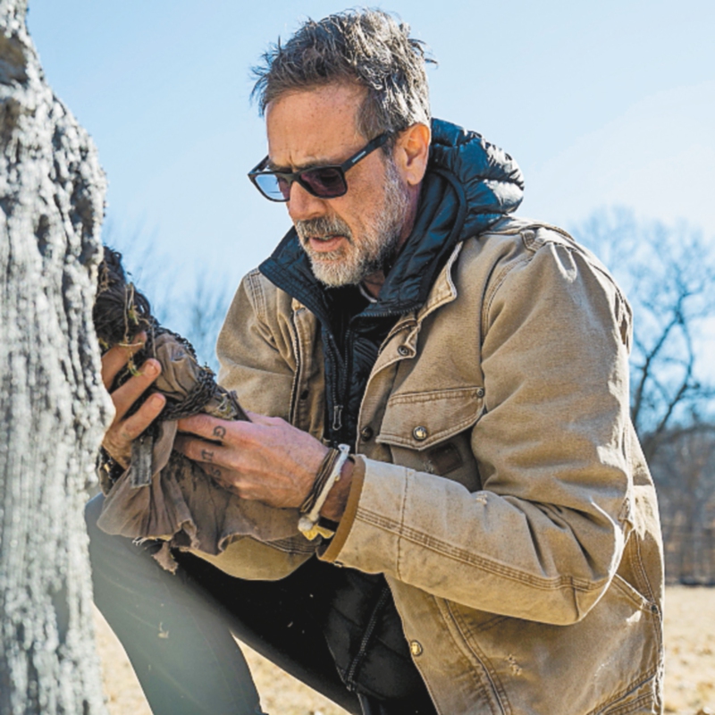 Jeffrey Dean Morgan en su rol del periodista Gerry Fenn.