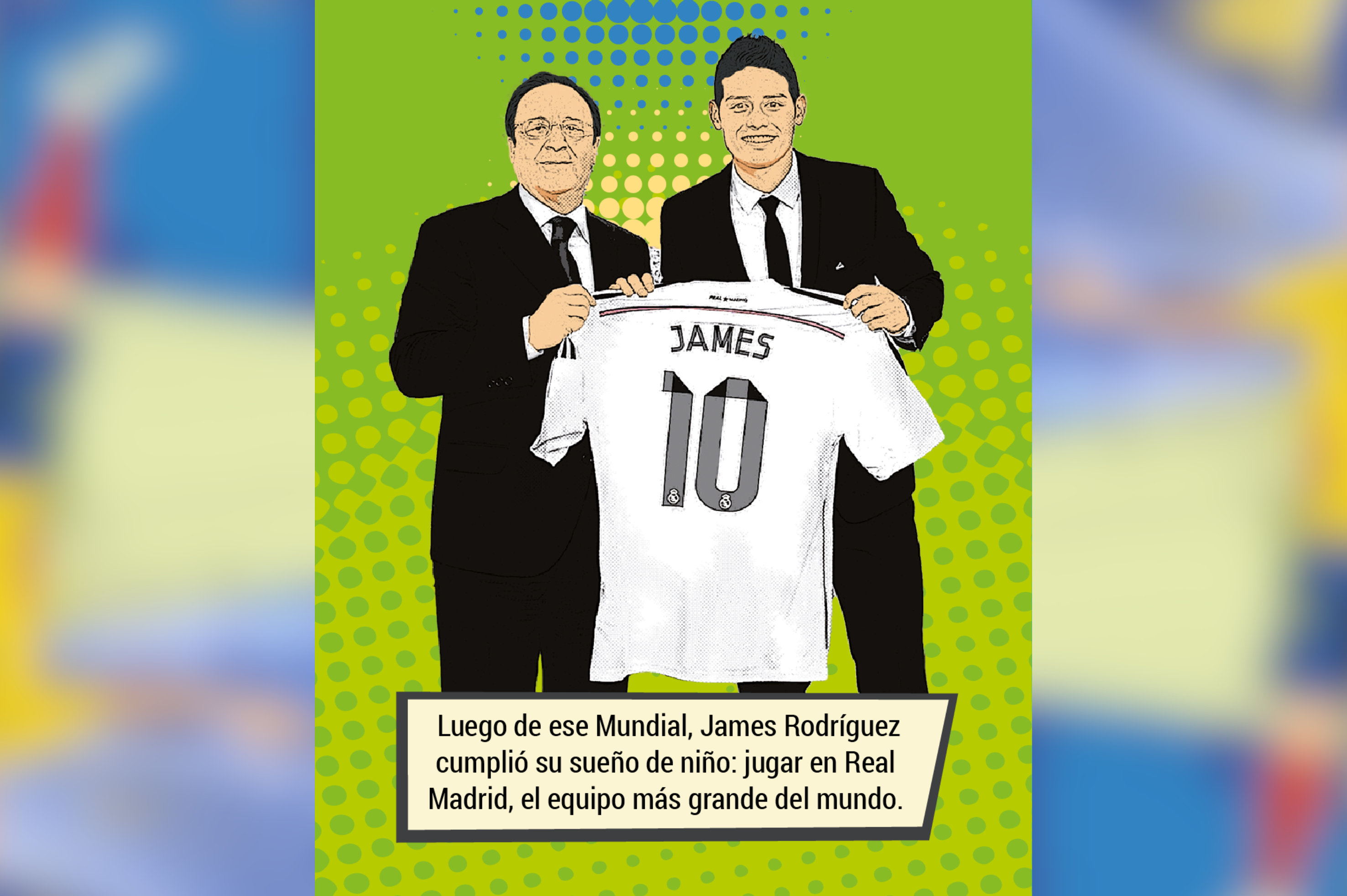 James Rodríguez, el líder de la selección de Colombia.