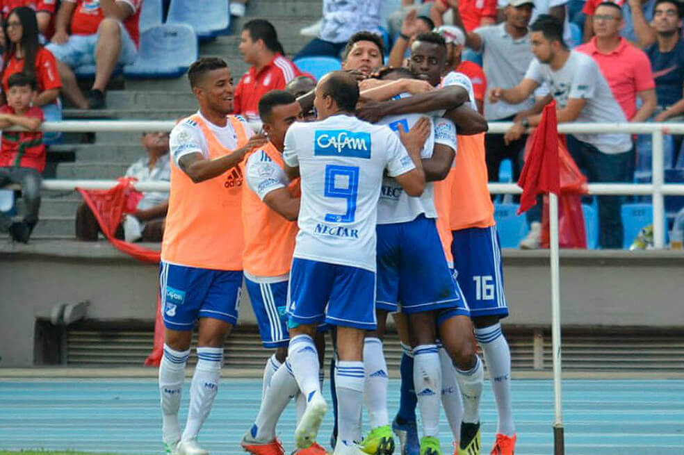 Millonarios comenzó los cuadrangulares con triunfo en Cali ante América