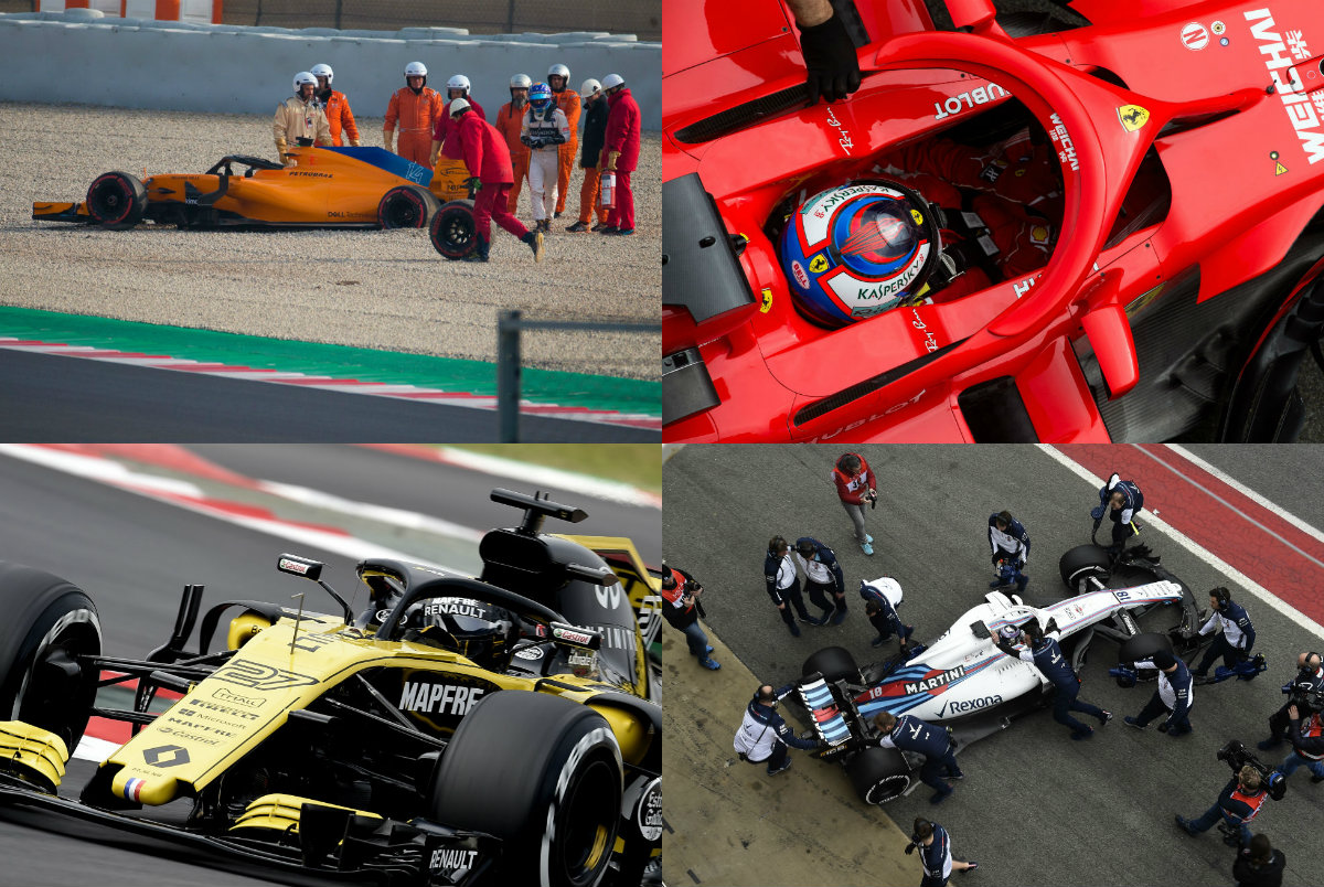 Las mejores imágenes del primer día de entrenamientos en la F1