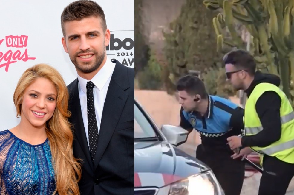 Video: Shakira le sacó las maletas a Piqué de su casa. Hubo policías