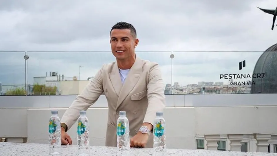 Las mentiras detrás de ‘URSU9′, la marca de agua mineral de Cristiano Ronaldo