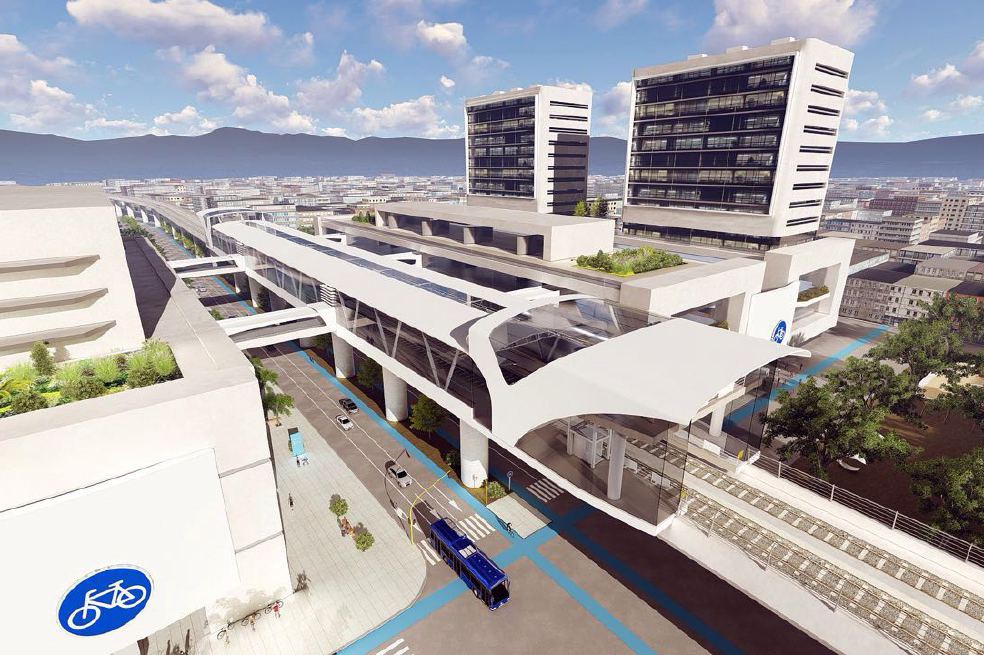 Para la primera línea, por donde rodarán 23 trenes, se plantea construir 15 estaciones. / Alcaldía
