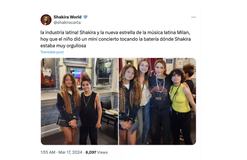 Hijo de Shakira brilló en el Hard Rock Café de Miami y así reaccionó la colombiana