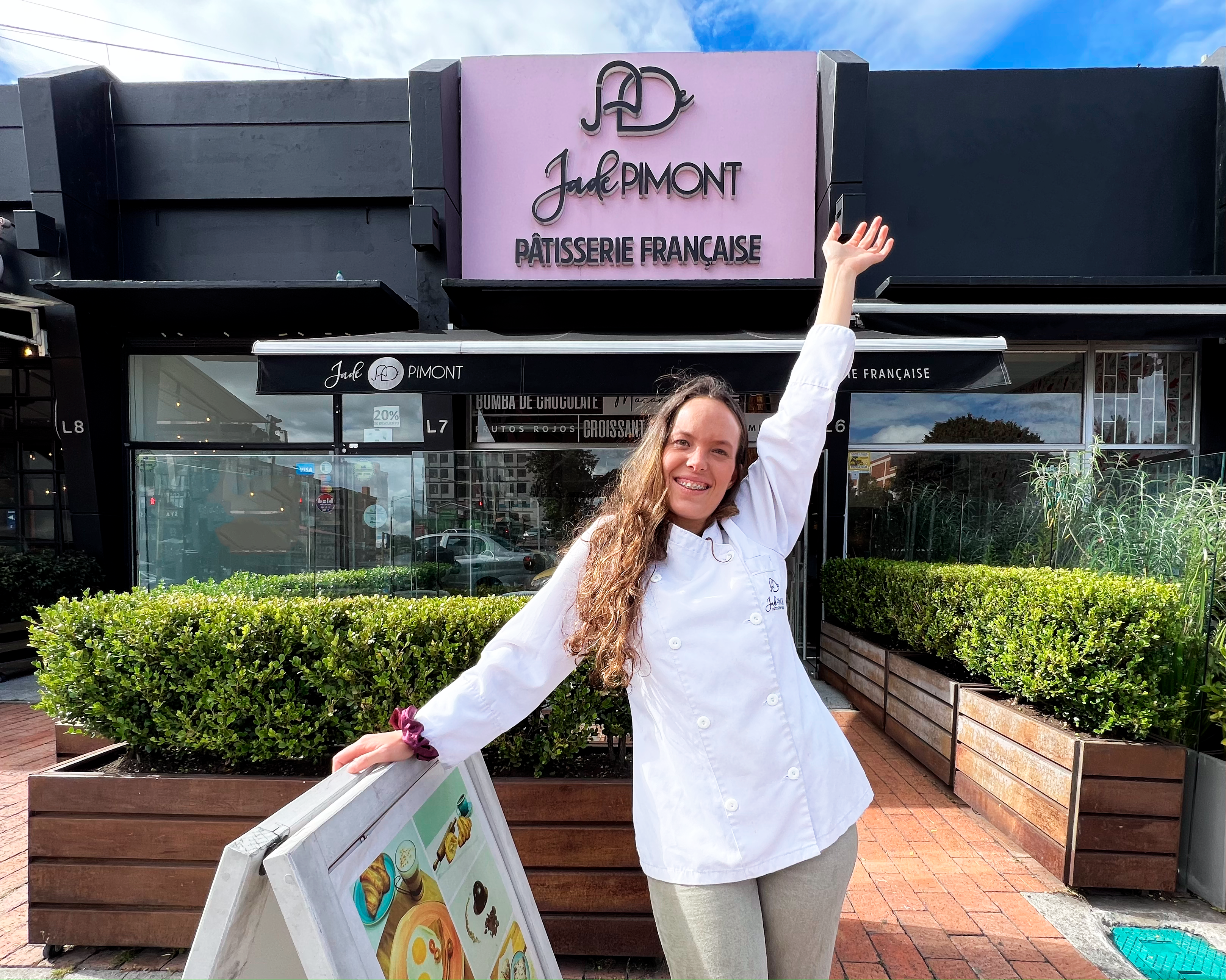 La colombiana que creó un negocio inspirado en la pastelería francesa