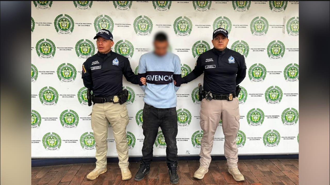 Capturan a ciudadano colombiano solicitado en extradición por homicidio en Chile