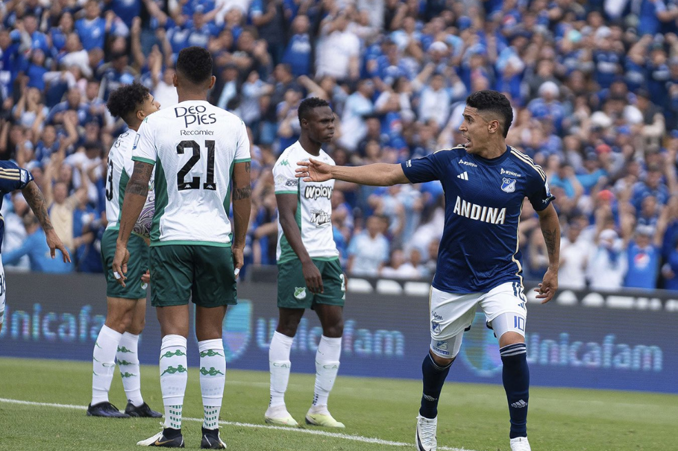 Millonarios empató con Cali en Bogotá y lleva siete partidos sin ganar