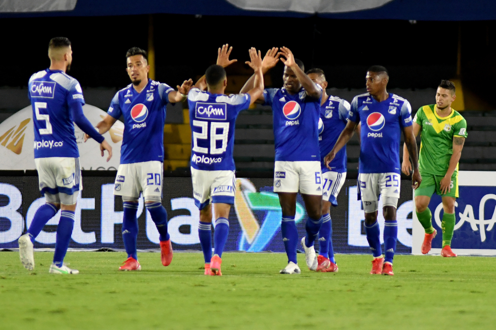 Millonarios derrotó a Deportes Quindío en el partido de los autogoles
