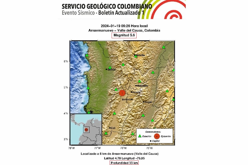 Sismos en Colombia: ¿por qué es importante el epicentro, la magnitud y la profundidad?