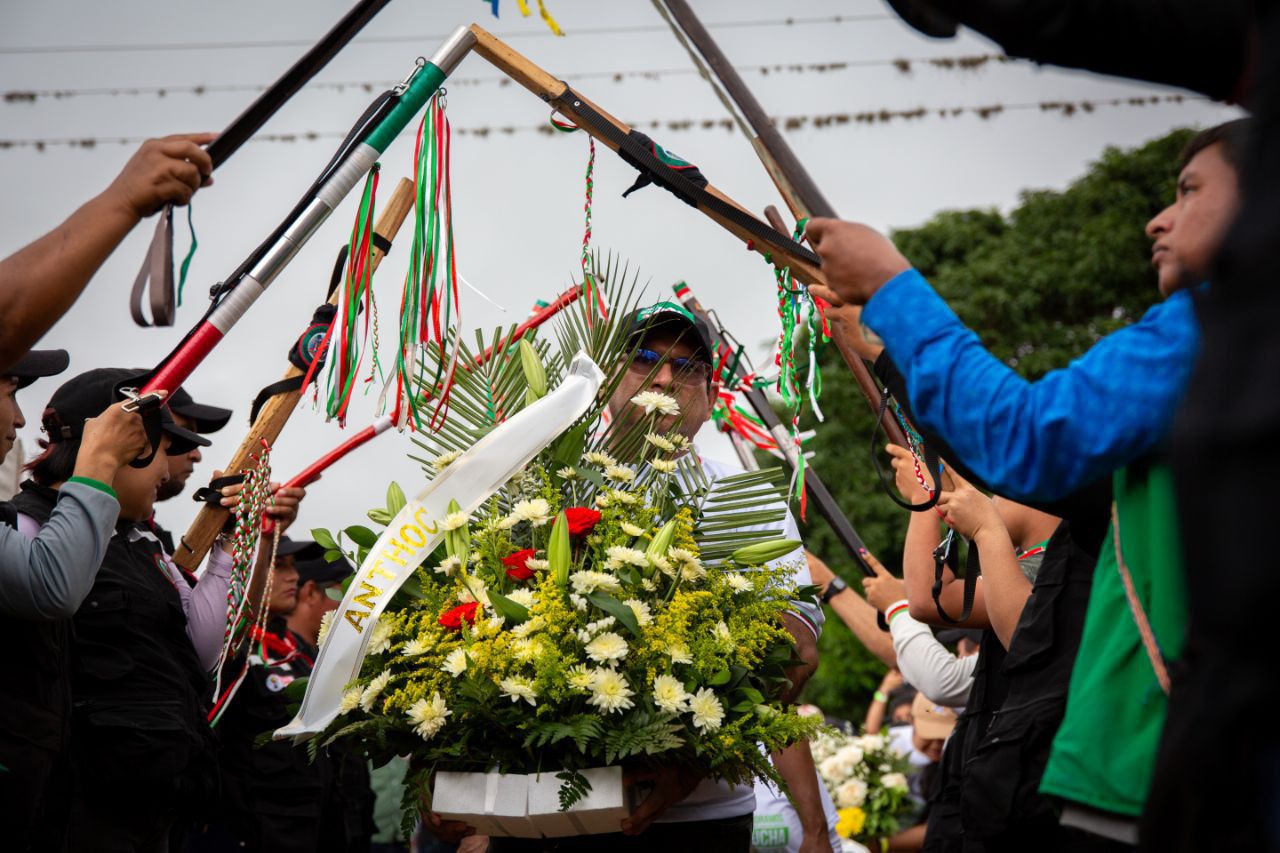 Los pobladores de Caño Seco se reunieron para conmemorar la masacre cometida por el Ejército.