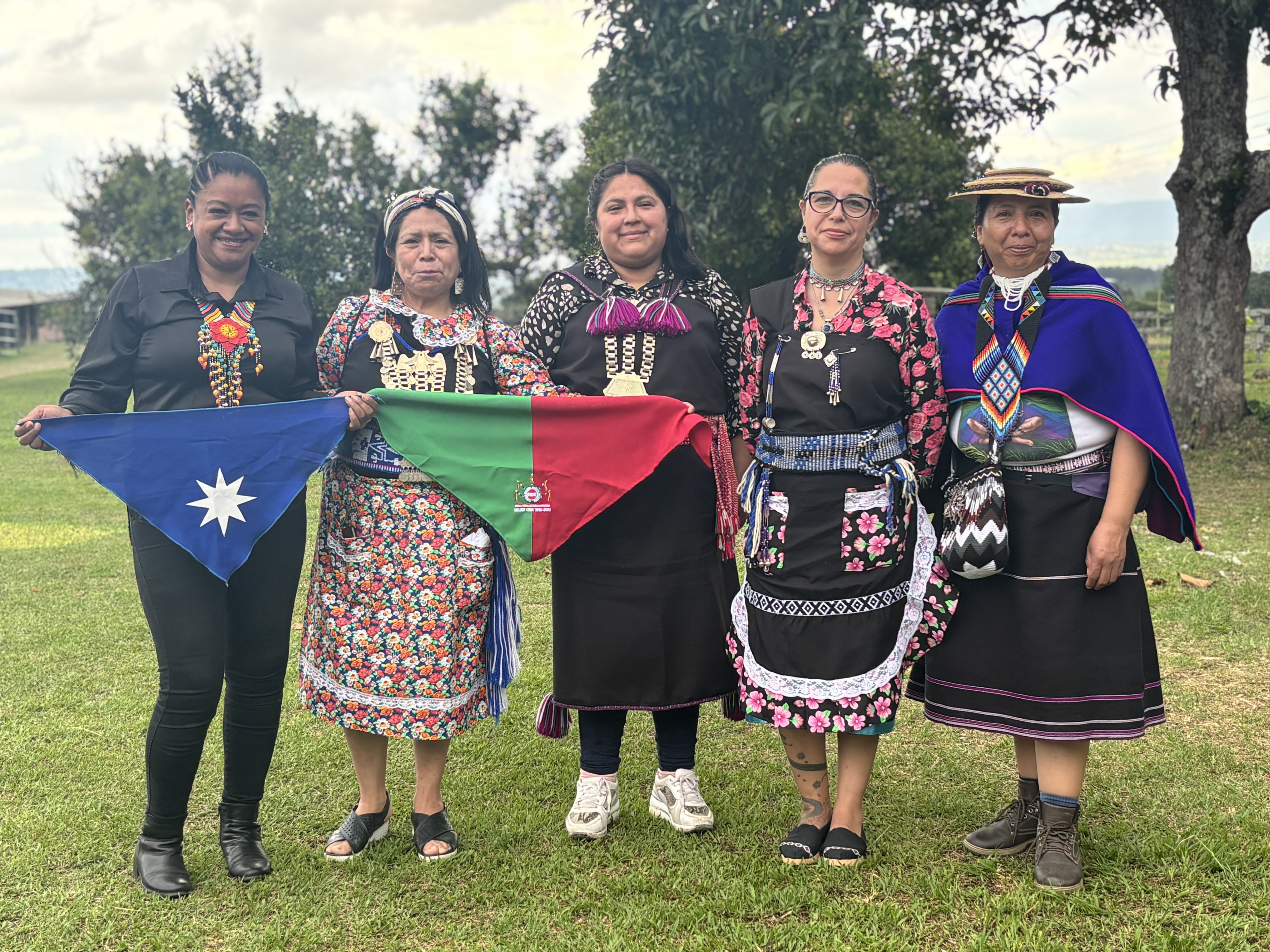 Género y paz: los temas claves del encuentro entre mujeres CRIC y mapuches de Chile