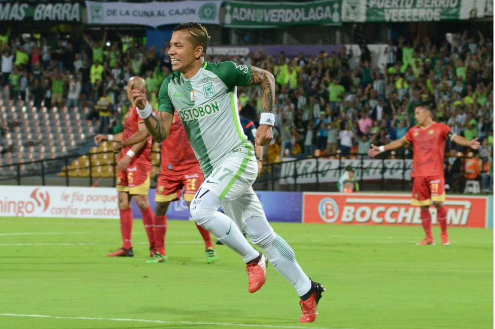 De la mano de Dayro Moreno, Nacional goleó a Rionegro
