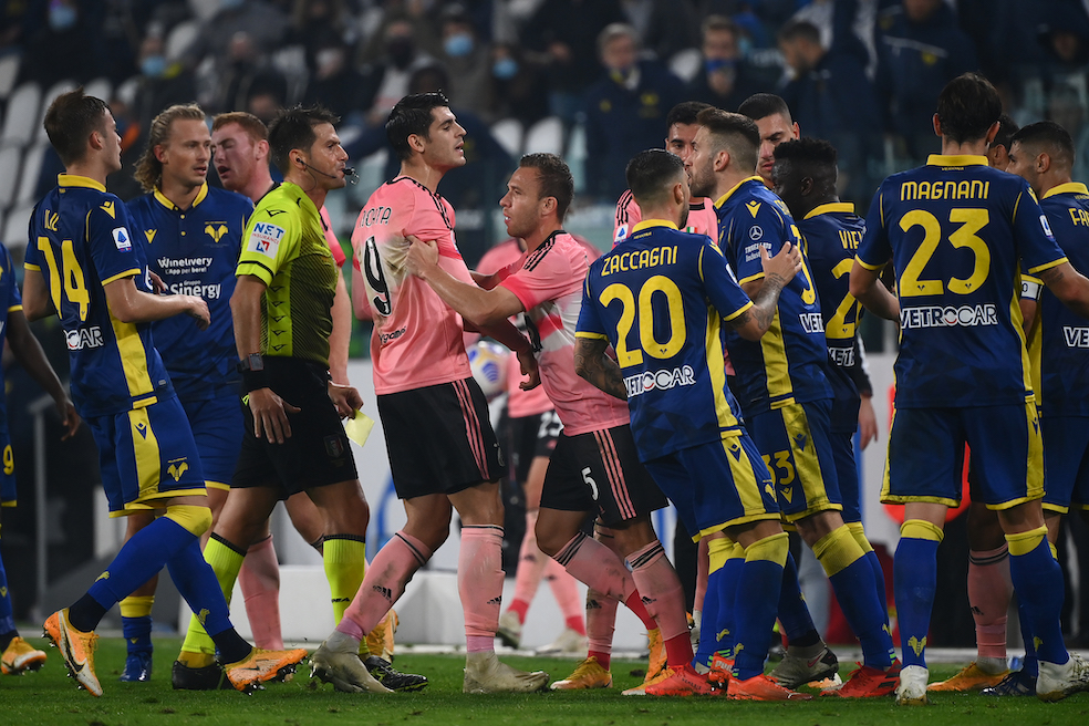 Empate sufrido entre la Juventus y el Hellas Verona por 1-1