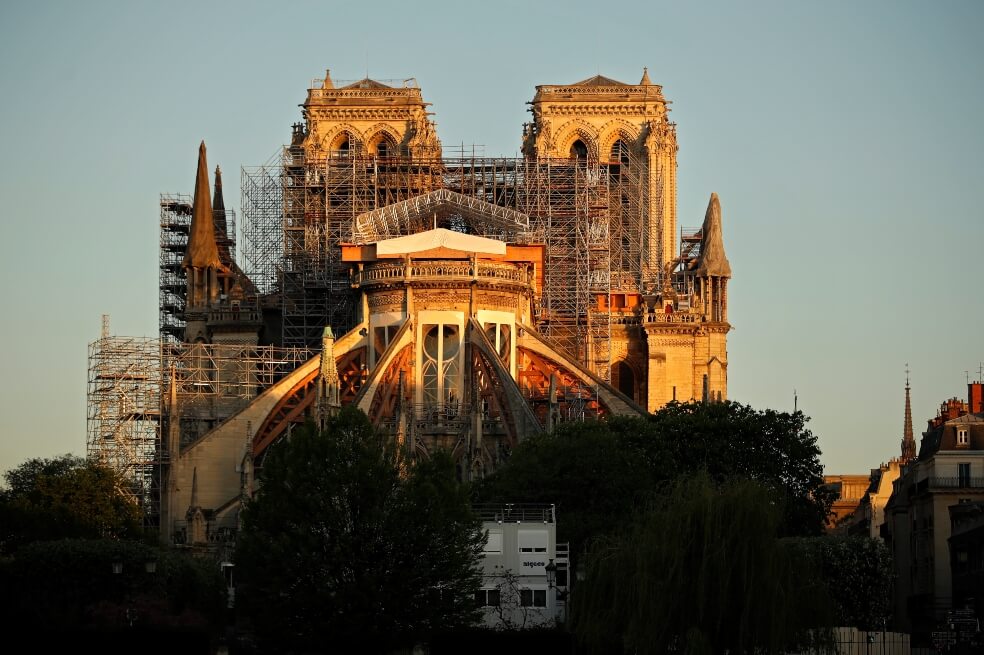 En fotos: así se ve Notre Dame a un año del incendio