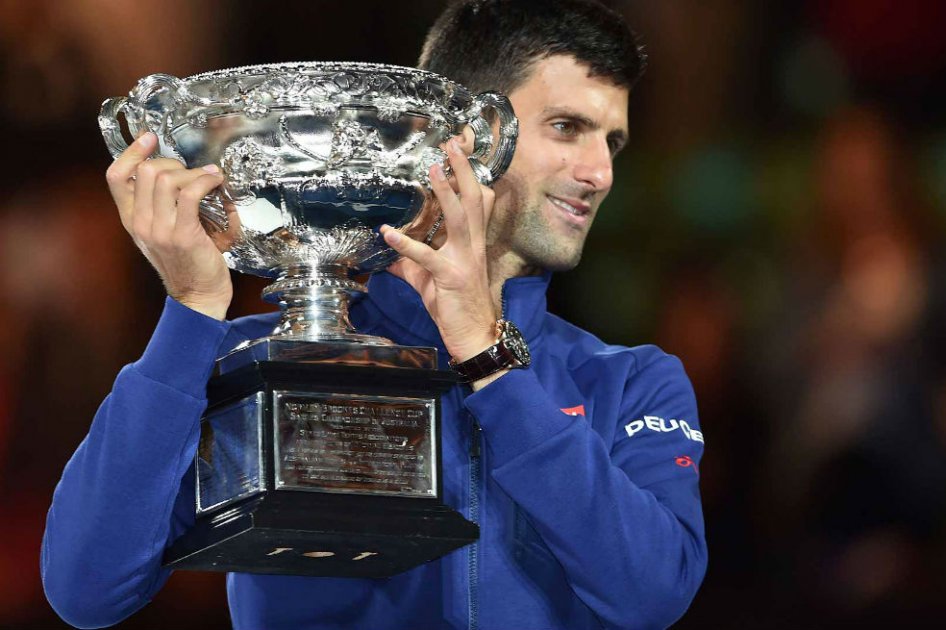 Novak Djokovic, último campeón del Abierto de Australia. Foto: AFP
