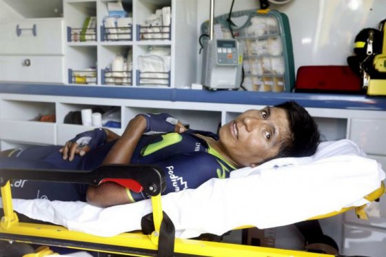 Nairo Quintana encabeza la lista de retirados de la Vuelta a España