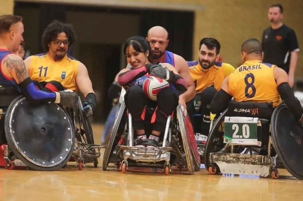 Paola se prepara para participar en los Juegos Paralímpicos de París 2024.