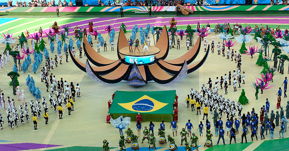 Ceremonia de inauguración Mundial Brasil 2014, ¡La fiesta del fútbol empezó!