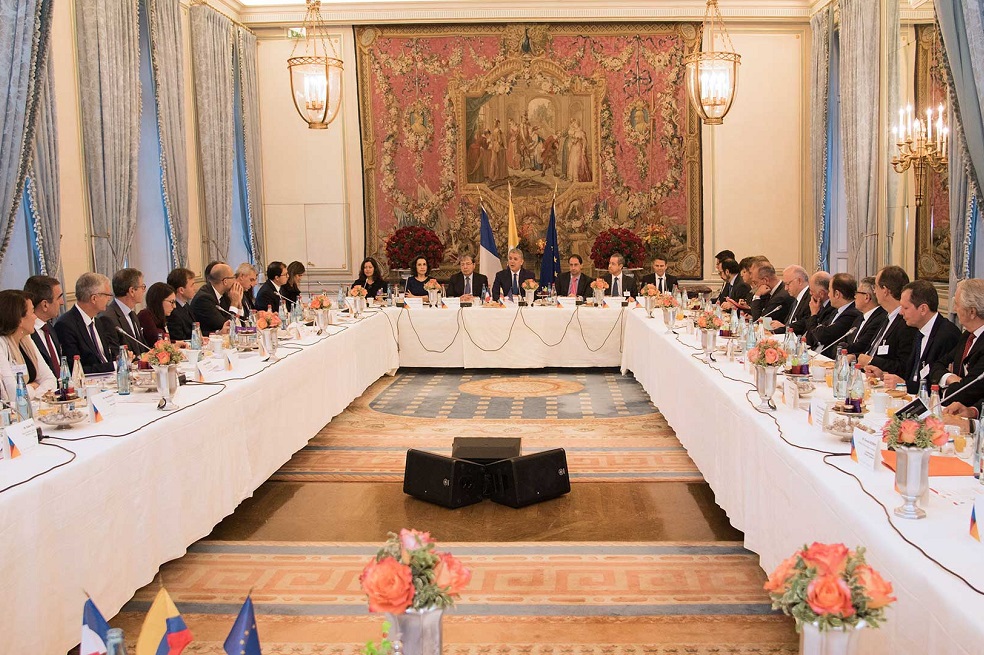 Duque invitó a las principales empresas francesas a invertir en Colombia