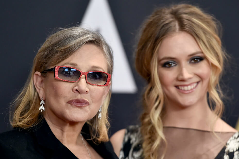 Billie Lourd: "Quiero que mis hijos puedan verme con su abuela, la princesa Leia"