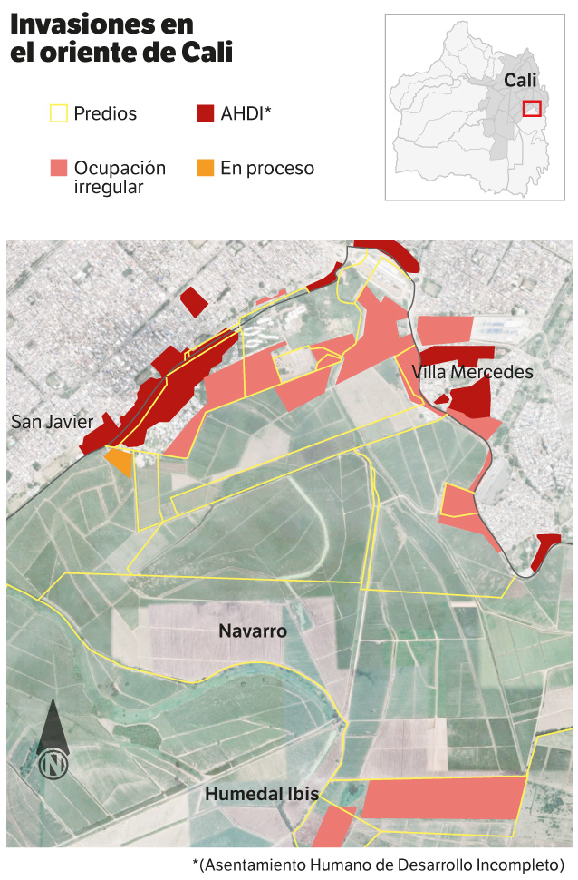 Invasiones en Cali