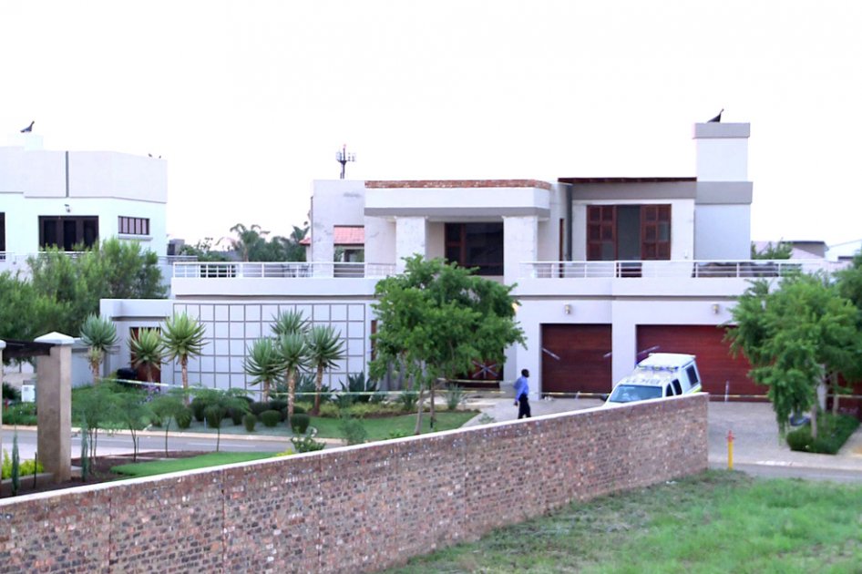 Fachada de la casa de Óscar Pistorius.
