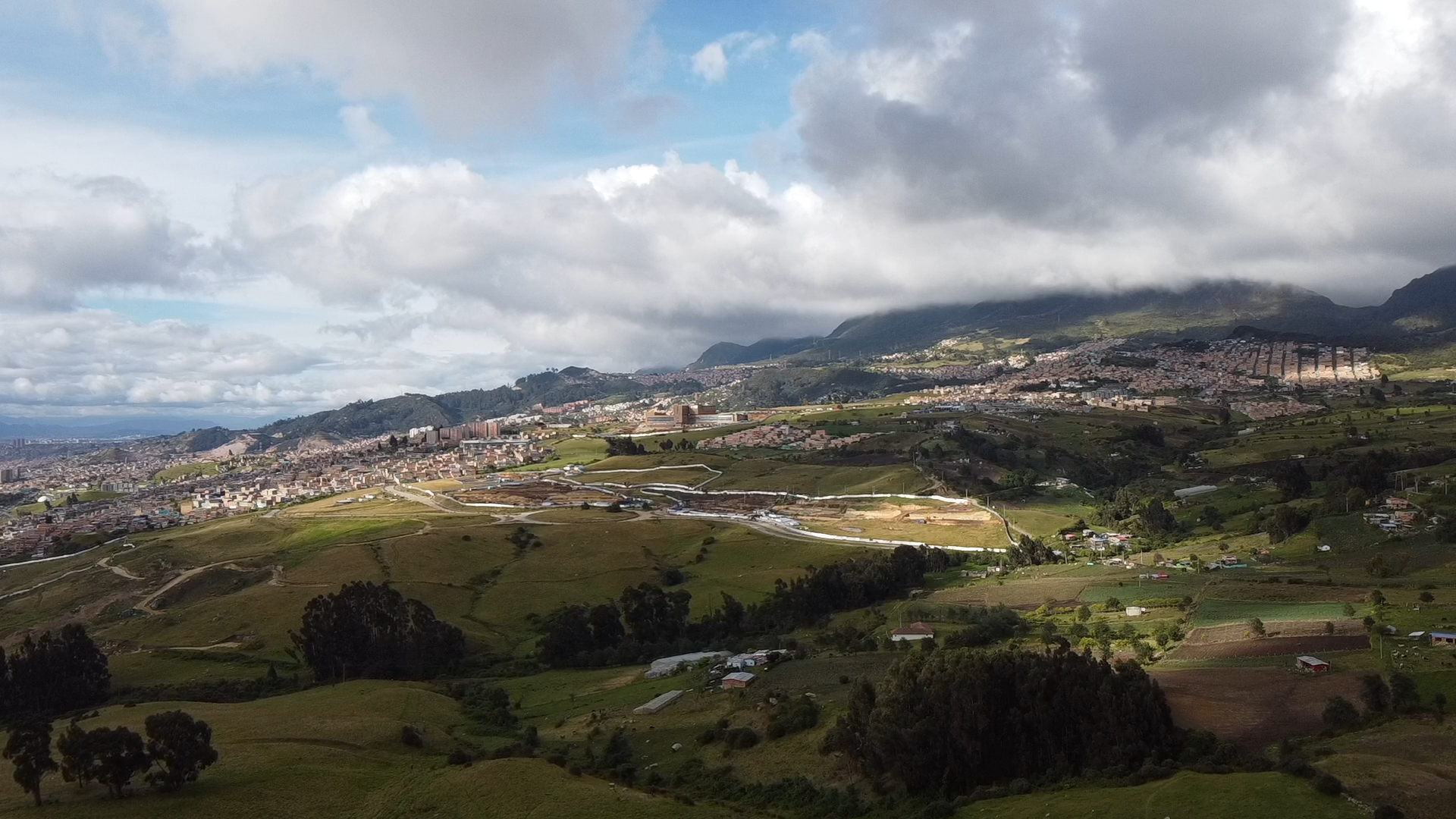 Panorámica de La Reliquia, Usme. / Daniel Garrido, para el proyecto SUSTENTO de la Universidad Javeriana.