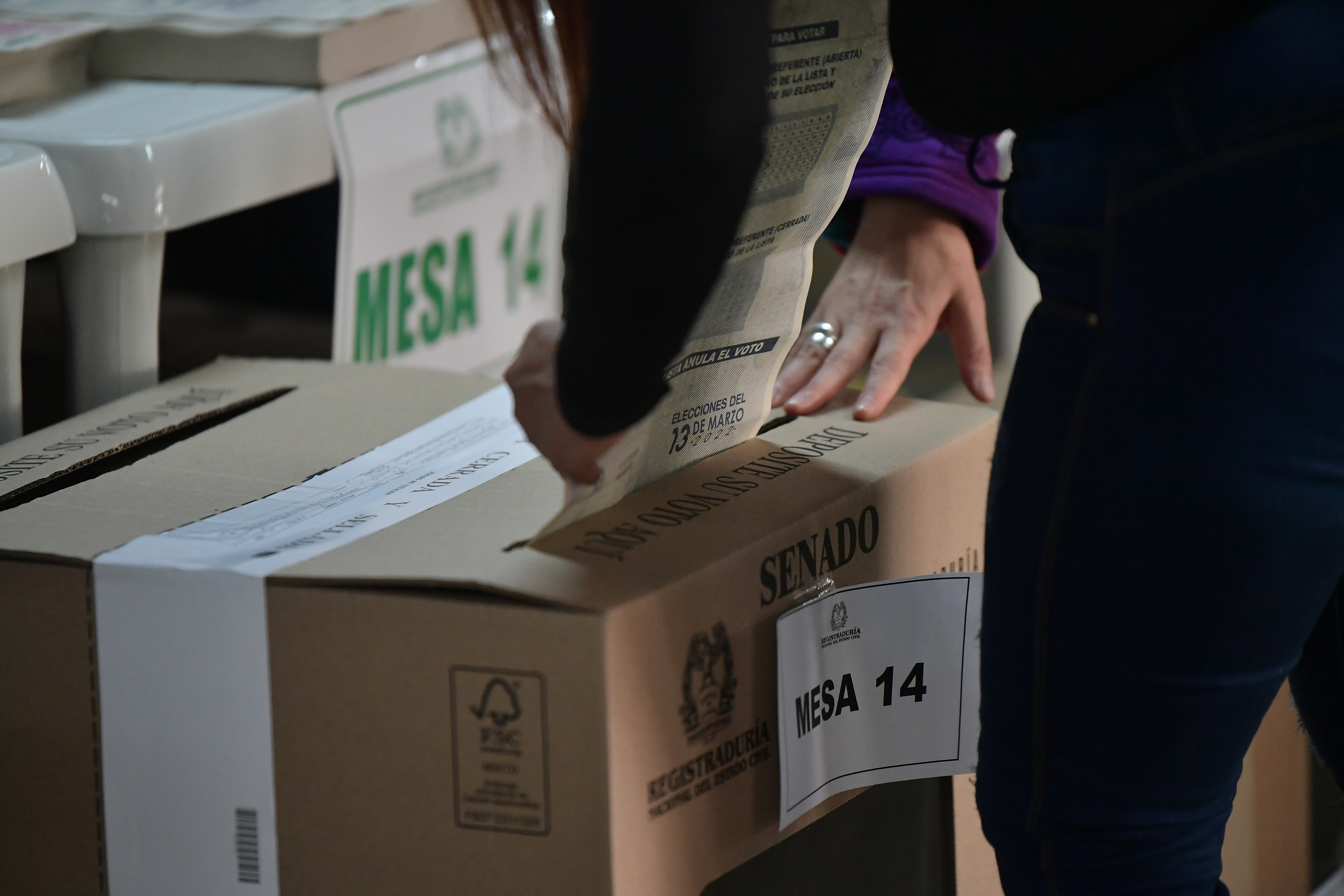 Jornada Votaciones y elecciones legislativas del 13 marzo en Colombia