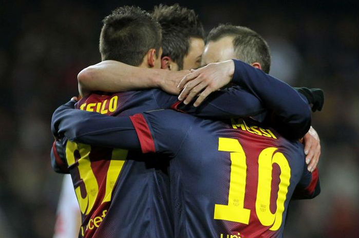 Barcelona derrotó 2-1 al Sevilla