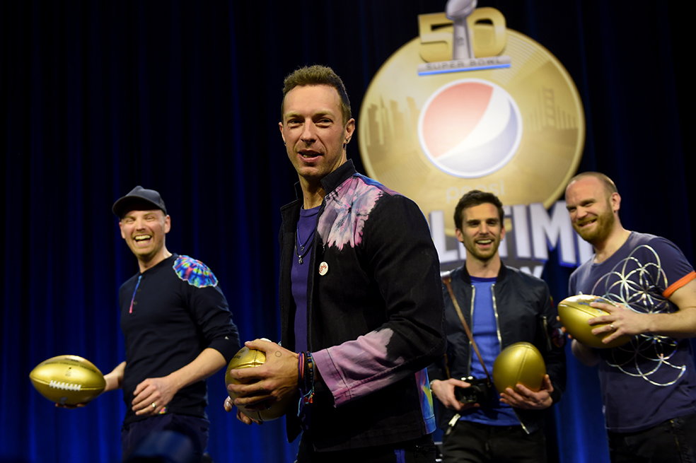 Coldplay promete un gran espectáculo para celebrar los 50 años del Super Bowl