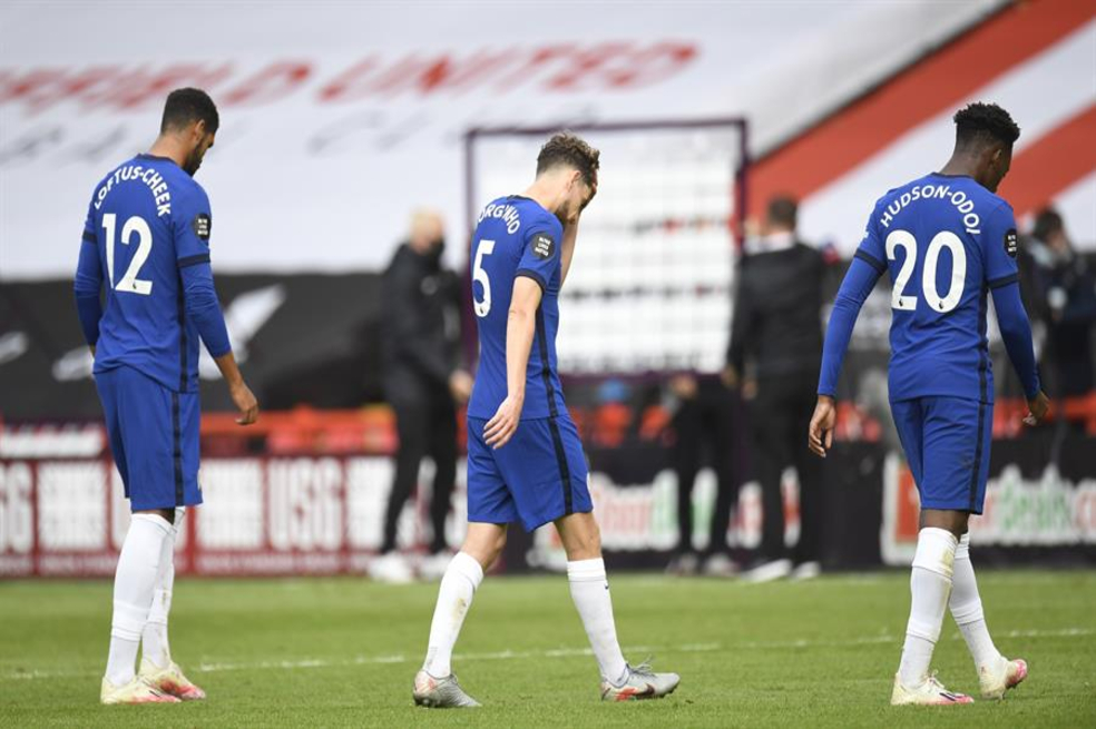 Chelsea perdió 3-0 contra el Sheffield United y complica su puesto en Champions