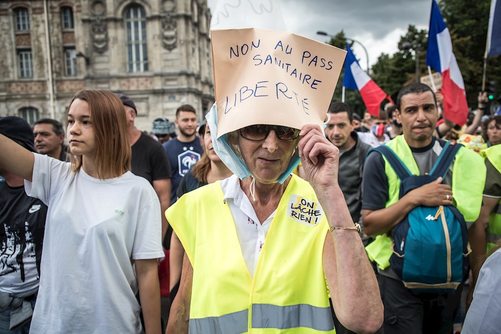 Francia, vacuna Covid-19 Pasaporte Sanitario