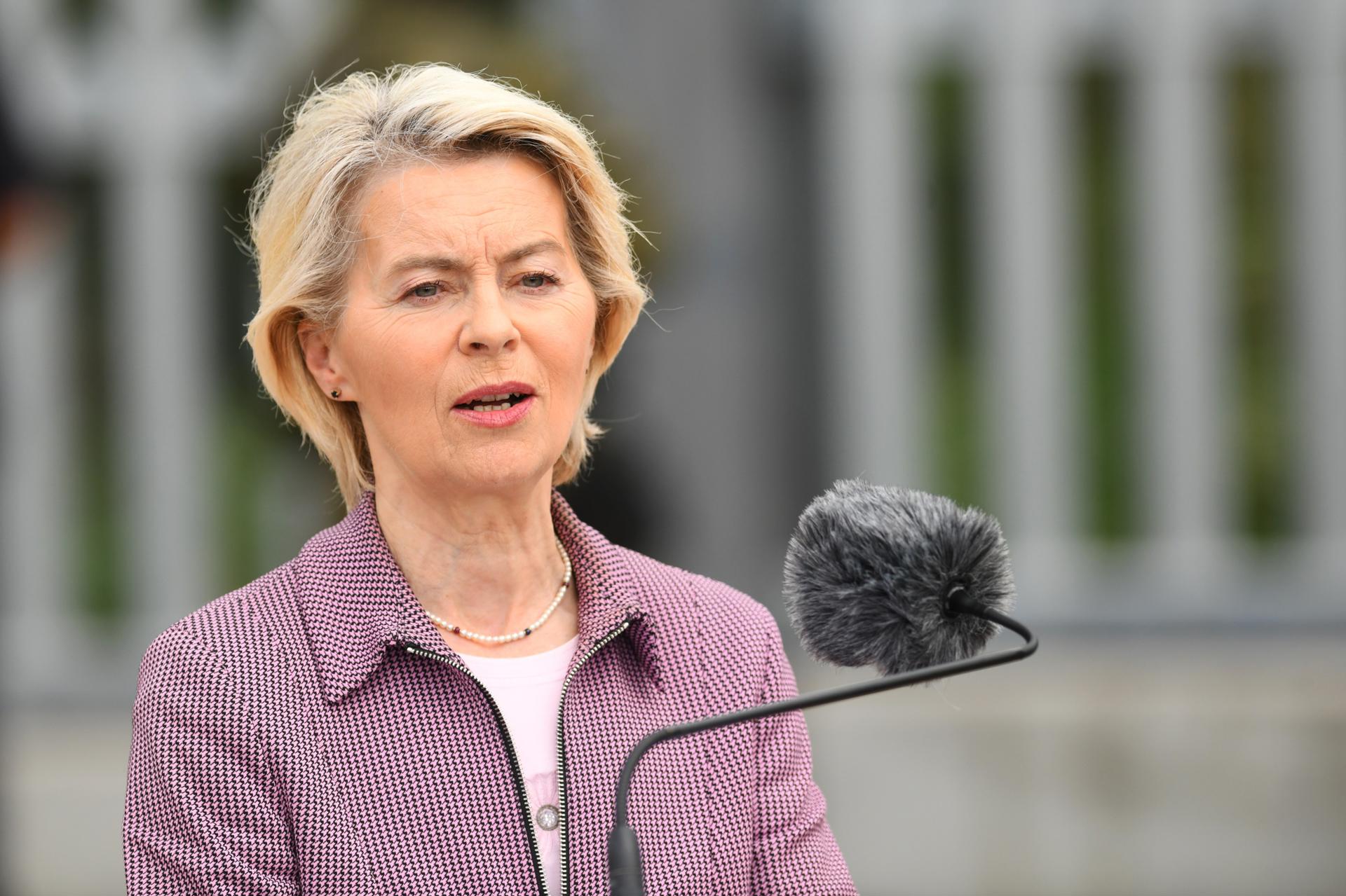 Bulgaria investiga un posible sabotaje ruso que afectó el vuelo de Von der Leyen