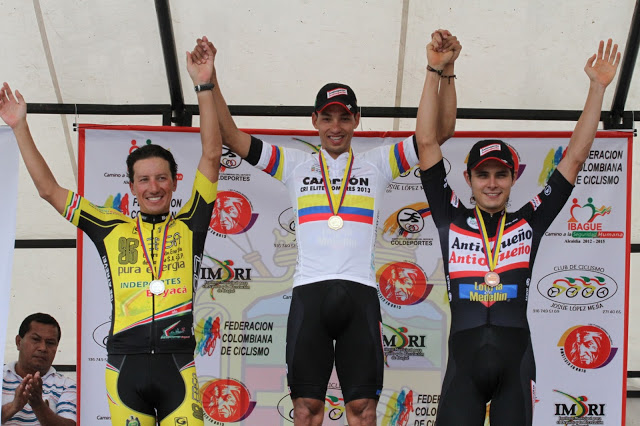 Ospina, Guluma y Bolívar ganaron la CRI del nacional de ruta