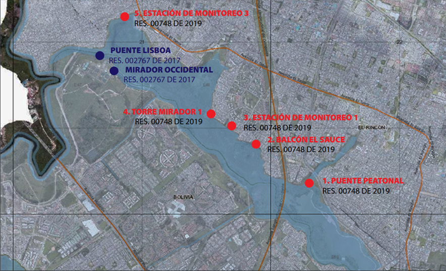 Obras proyectadas en Juan Amarillo