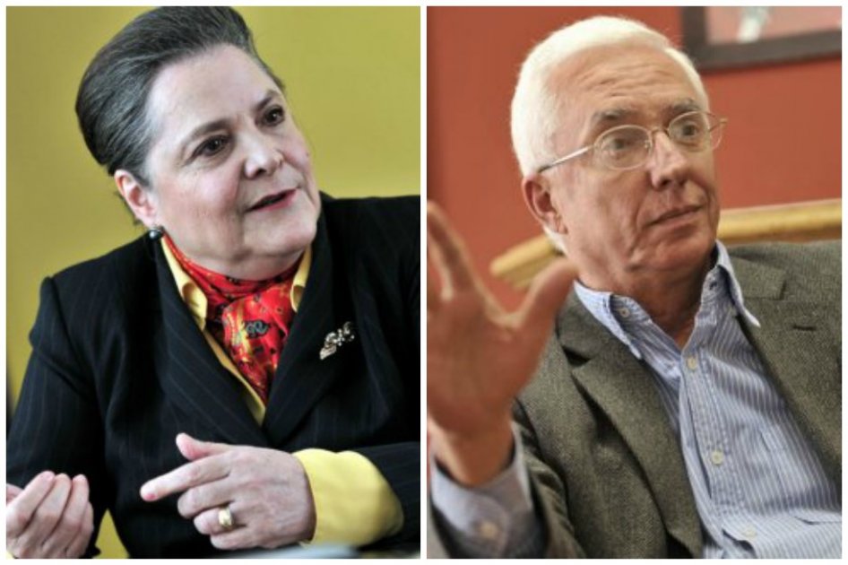 La presidenta del Polo, Clara López Obregón y el senador por esa colectividad, Jorge Enrique Robleo. /Archivo 