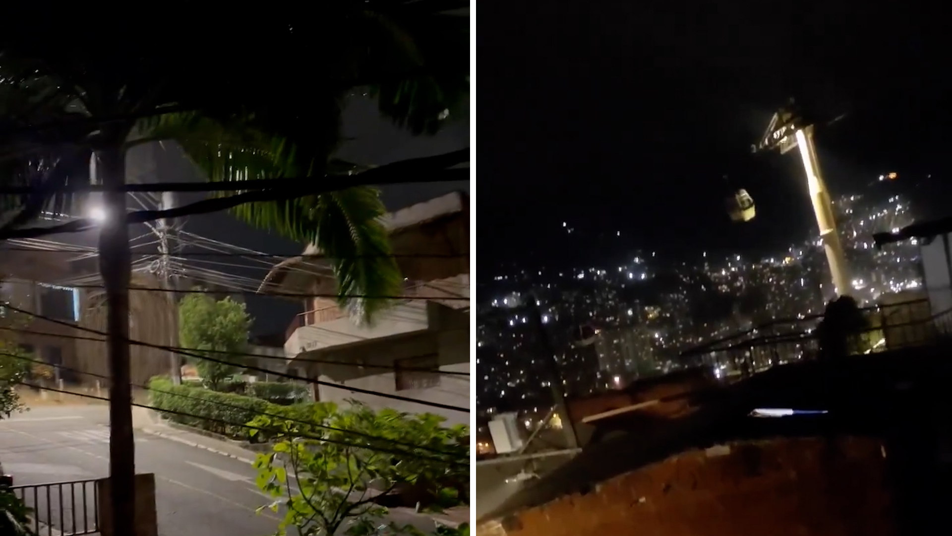 Así se vieron los fuertes vientos reportados en Medellín, Envigado y Girardota