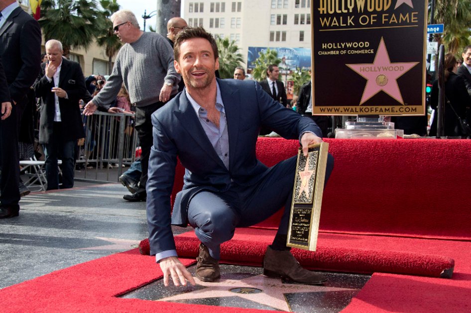 Hugh Jackman, con estrella y nominación al Globo de Oro