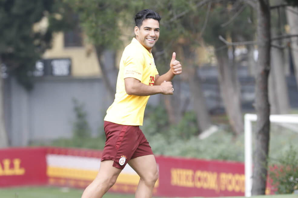 Falcao reapareció en los entrenamientos del Galatasaray