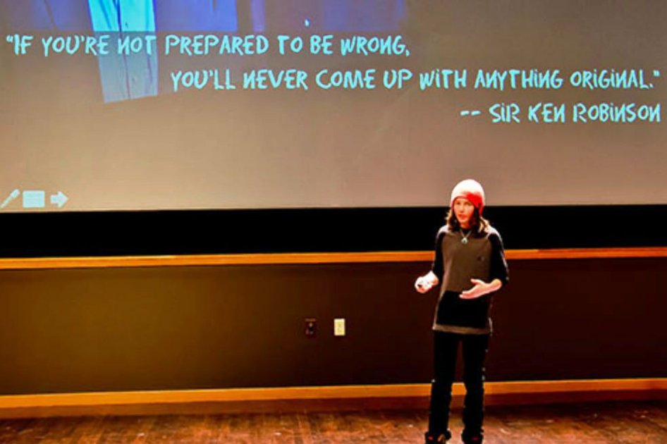En diciembre de 2013 Logan Laplante fue panelista de una de las charlas TED, en la Universidad de Nevada, EE.UU. /Facebook
