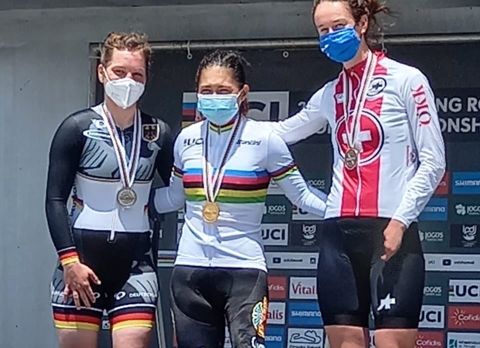 Carolina Munevar, campeona contrarreloj en el Mundial de Paracycling