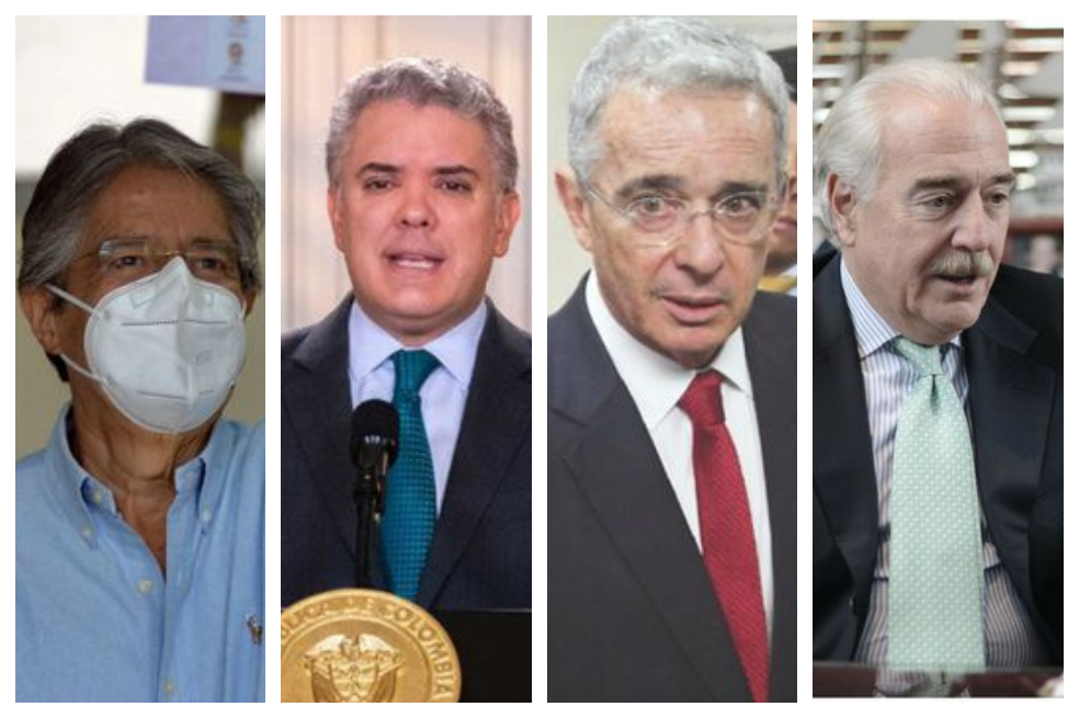 Duque, Uribe y Pastrana felicitaron al derechista Guillermo Lasso por su victoria en Ecuador