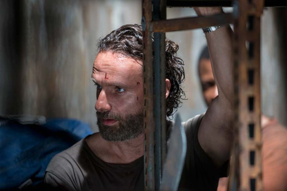El protagonista de «The Walking Dead» repasa la quinta temporada de la serie de zombis