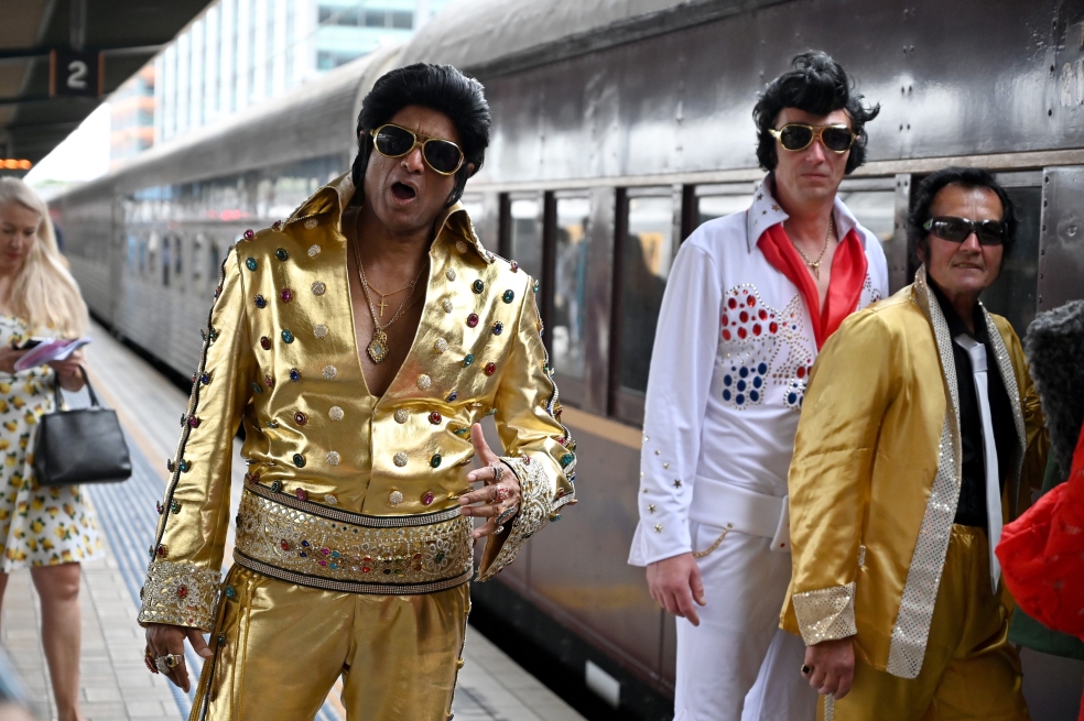 En fotos: el festival en honor a Elvis Presley al que los aficionados asisten disfrazados