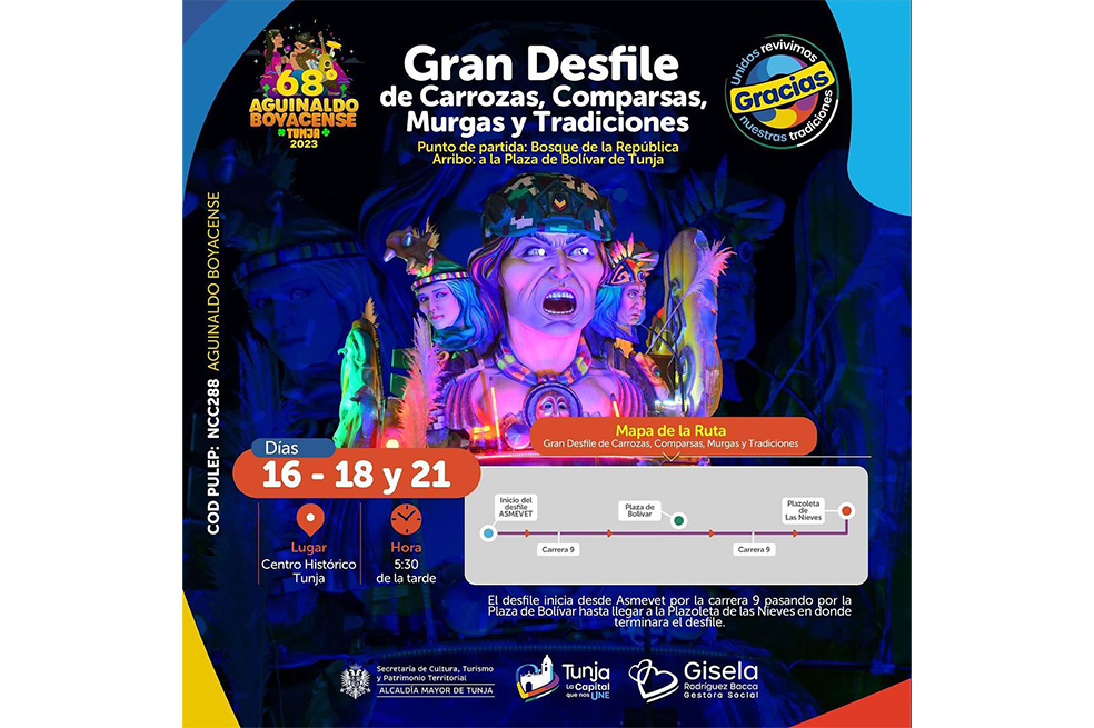 Aguinaldo Boyacense 2023 en Tunja: programación, artistas invitados y más